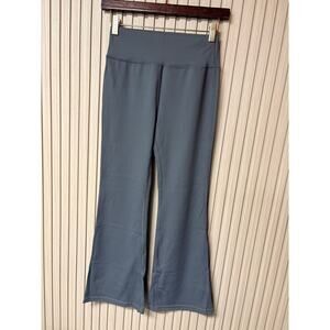 Exarus Flare Leggings Gray High Waist Activewear Youth Size 12Y